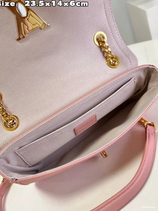 Rep ladies LOUIS cm TWIST-23.5*14*6 VUITTON 0813